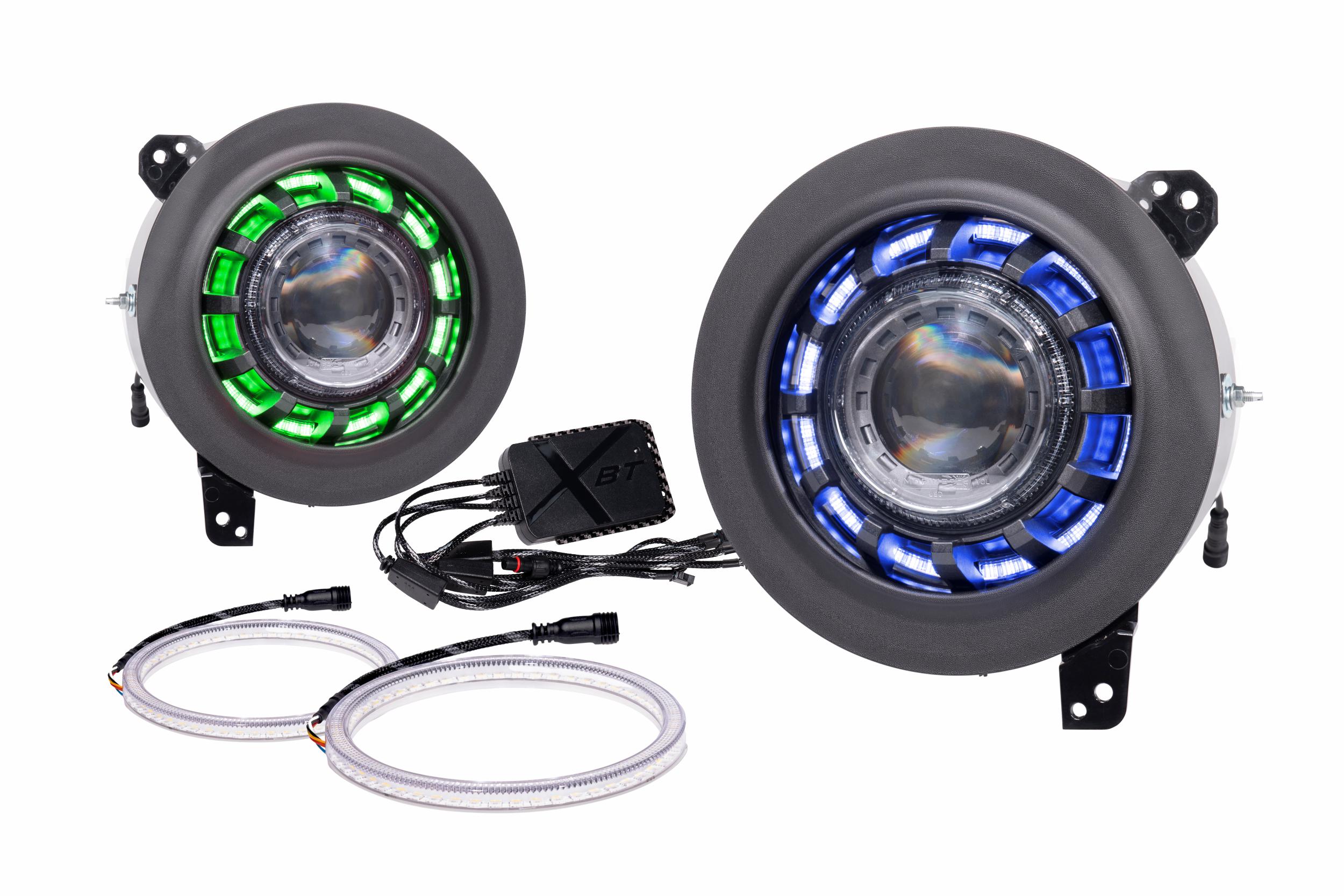 Halページ！ Morimoto Super7 RGBW Halo Headlight Upgrade Kit LF479